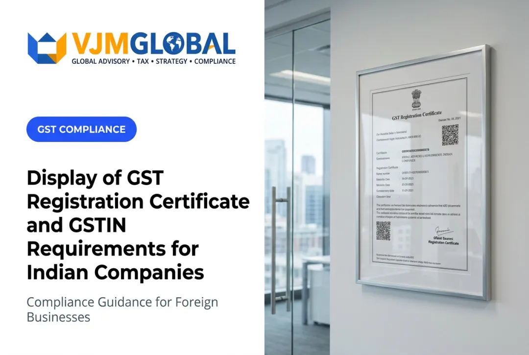 Display of GST Registration Certificate and GSTIN Requirements for Indian Companies