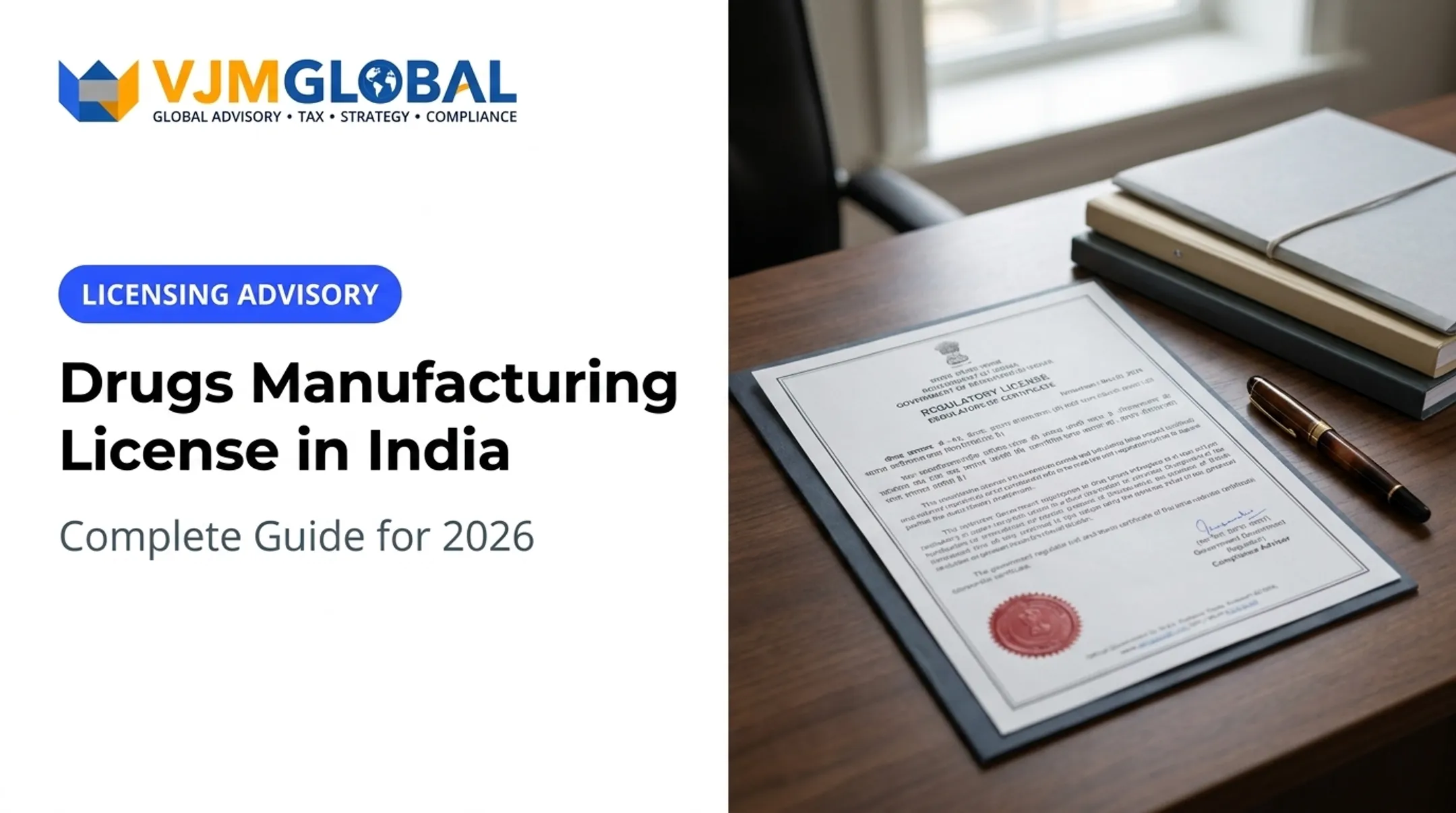 Drugs Manufacturing License in India: Complete Guide for 2026