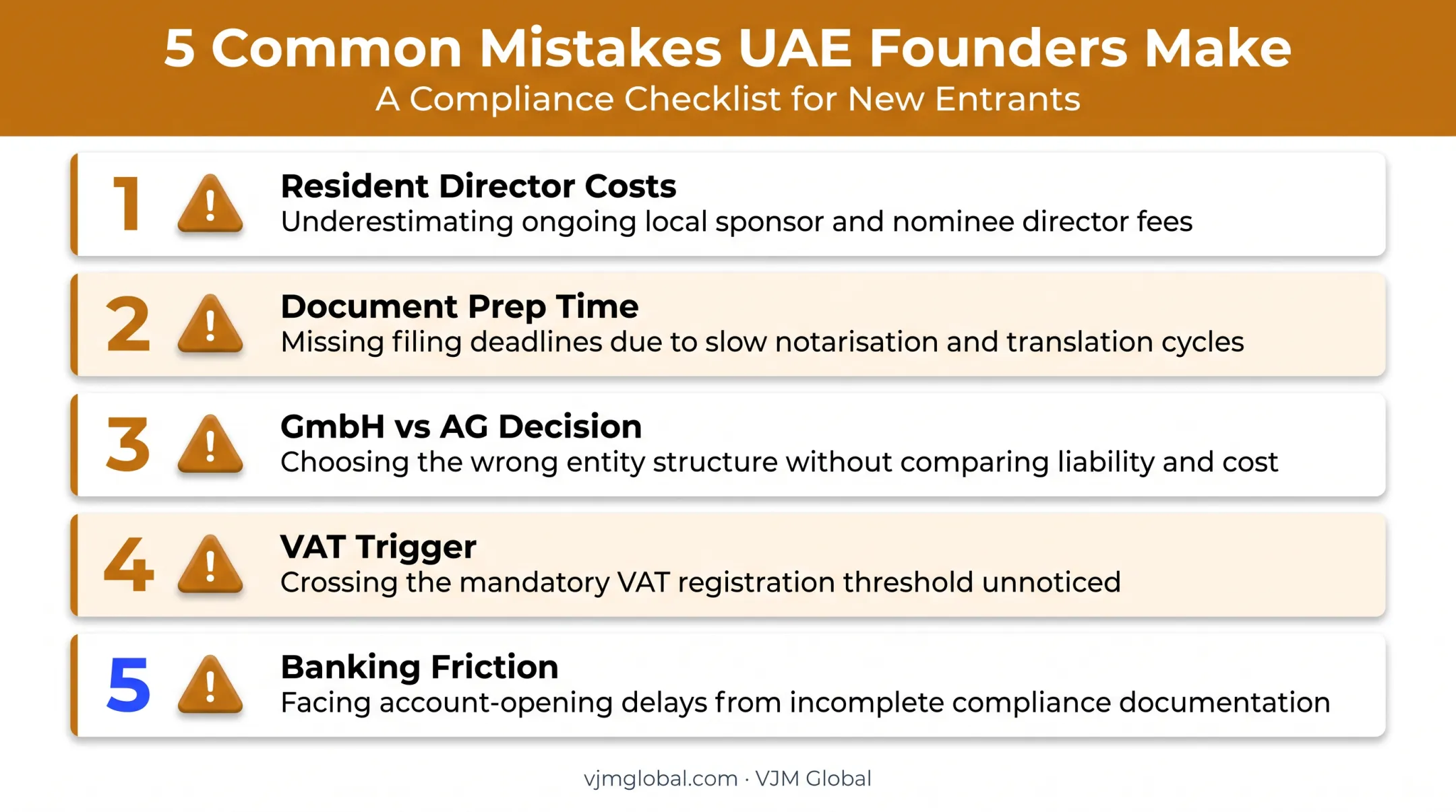 Five common mistakes UAE founders make when setting up Swiss companies