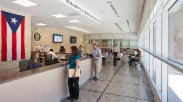 Puerto Rico municipal government office building for business permit registration