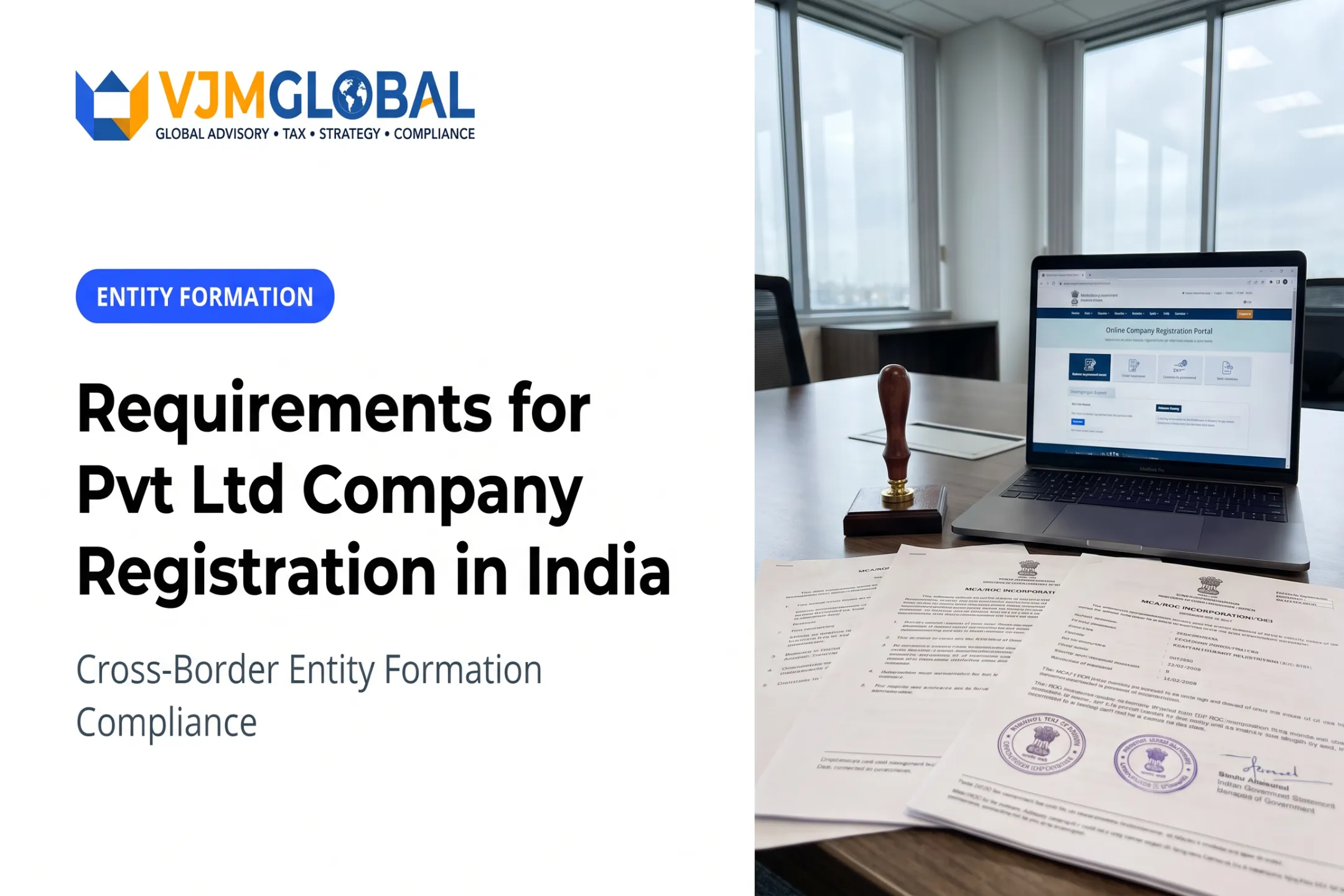 Requirements for Pvt Ltd Company Registration in India