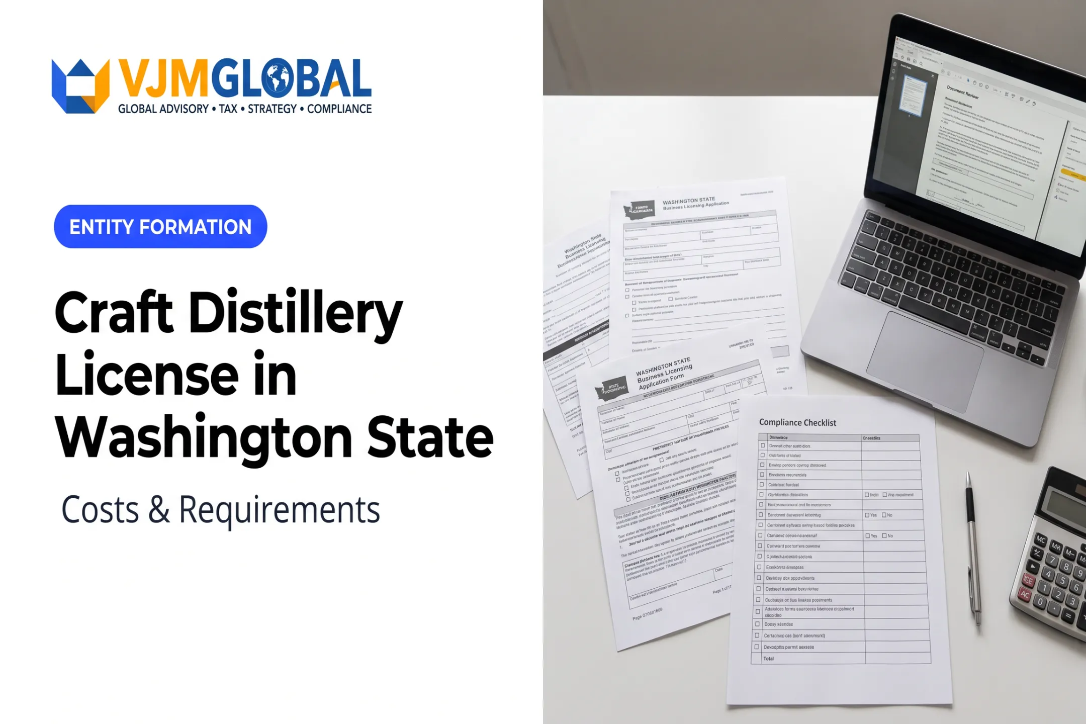 Craft Distillery License in Washington State: Costs & Requirements