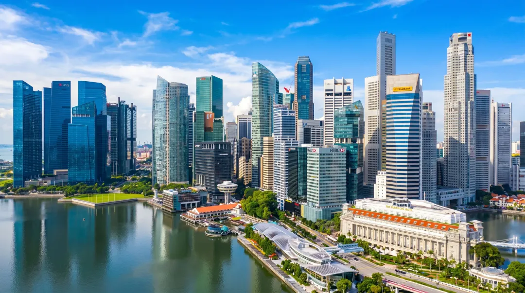 Singapore skyline financial district representing APAC regional headquarters hub