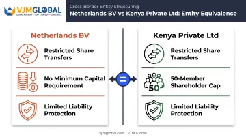 Dutch BV structure mapped to Kenyan private limited company equivalent
