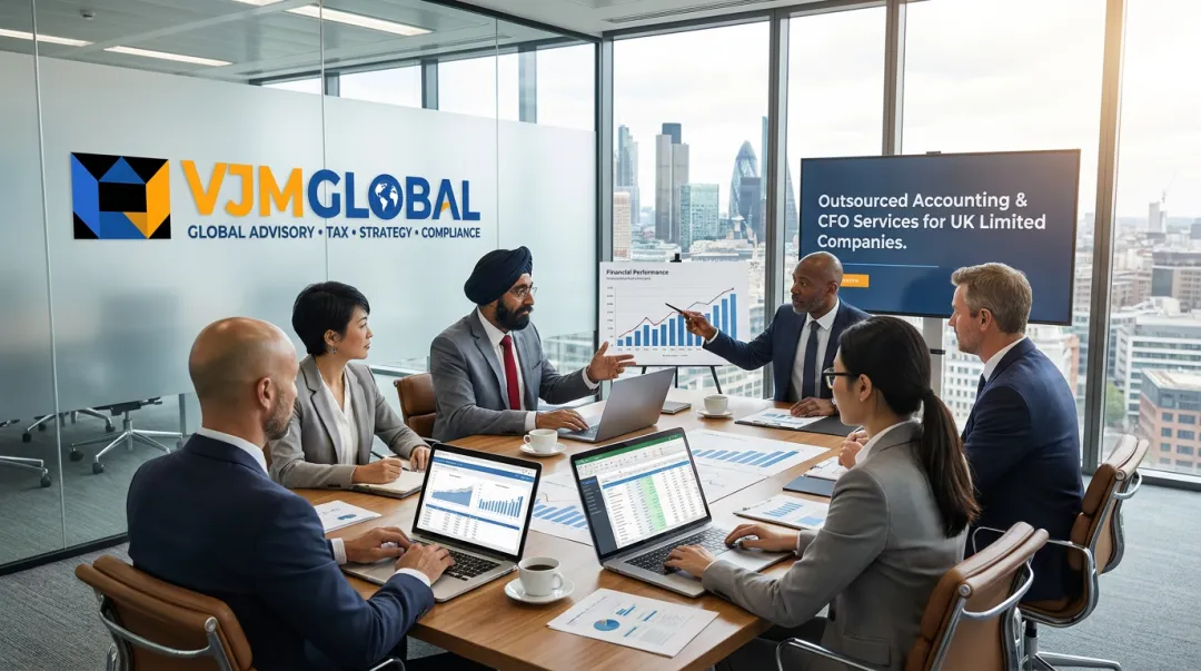 VJM Global chartered accountants team providing outsourced UK limited company accounting services