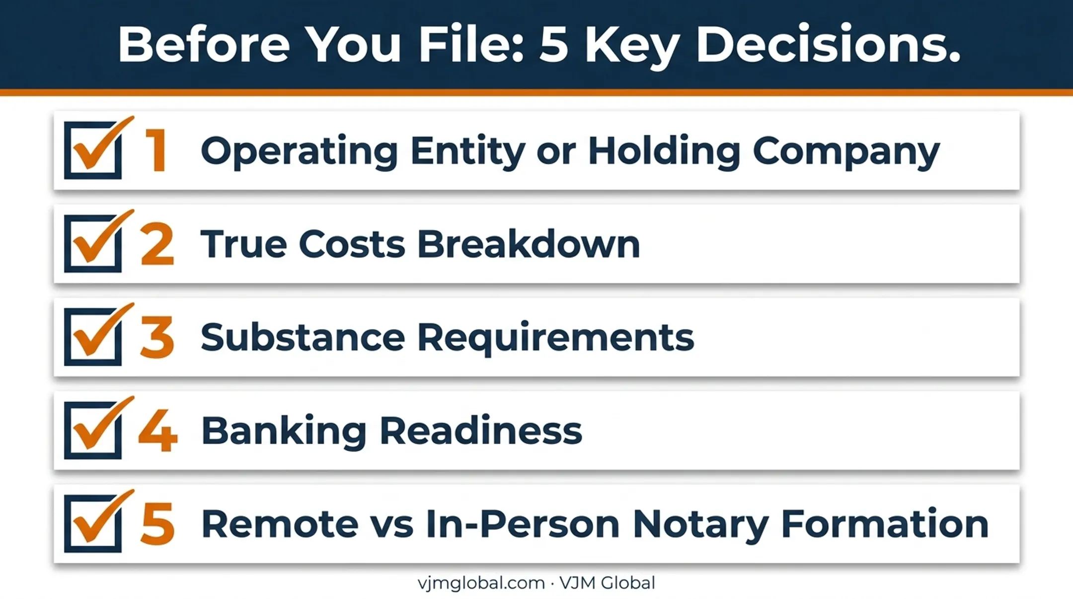 Five early decisions checklist for structuring a Singapore-Netherlands entity