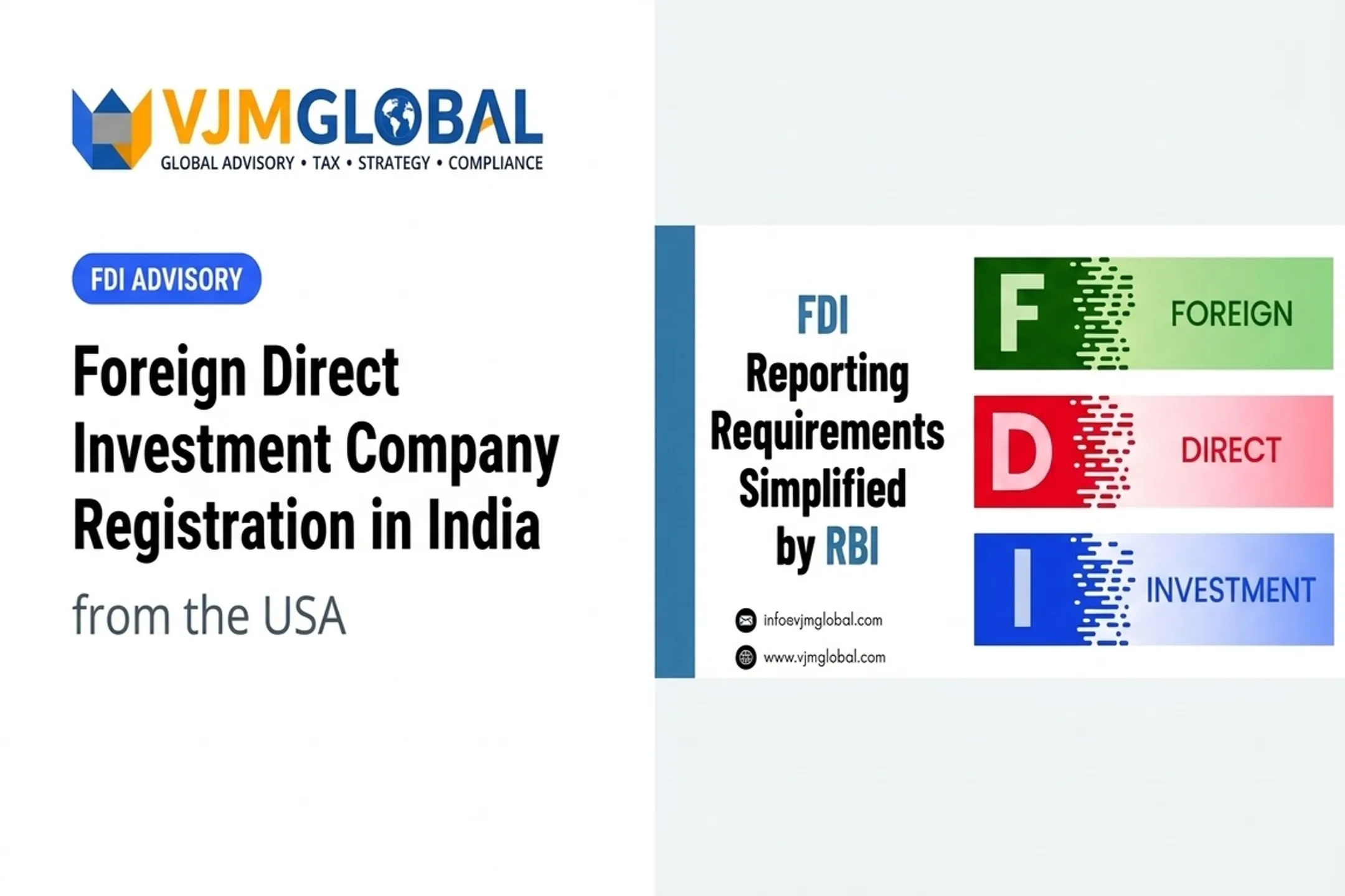 Foreign Direct Investment Company Registration in India from the USA