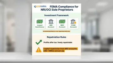 FEMA NRI OCI investment rules repatriation limits and permitted fund sources infographic