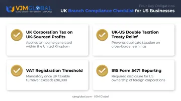 UK tax and compliance obligations checklist for US-owned branches