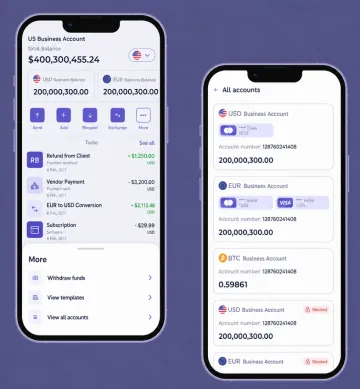 Remote banking platform interface for non-US business owners opening accounts
