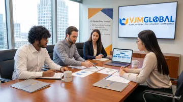 VJM Global cross-border team advising UK business on US entity structure