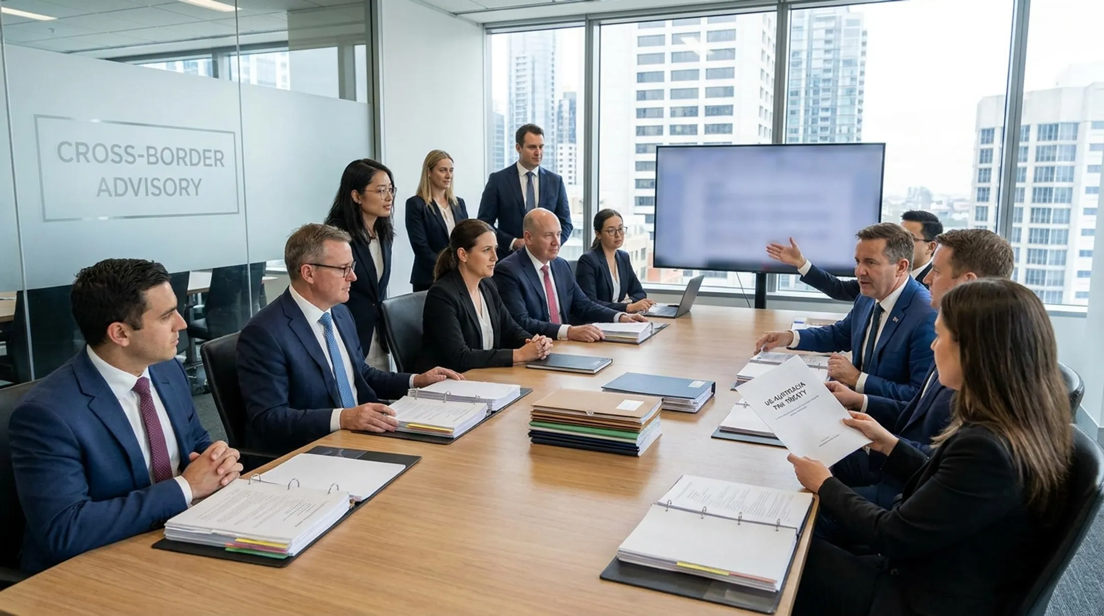 Cross-border accounting team advising Australian US-connected business owners