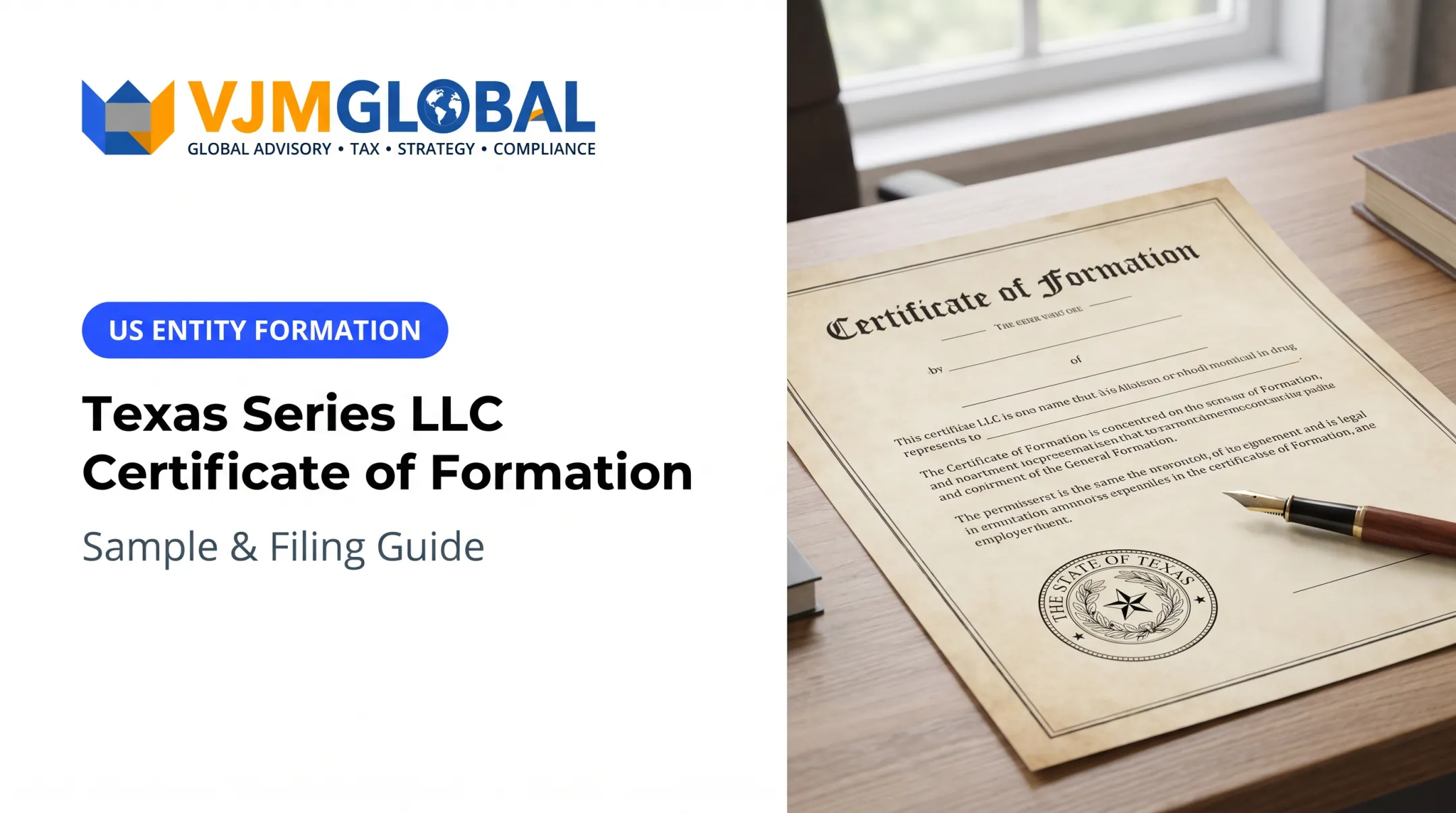 Texas Series LLC Certificate of Formation: Sample &amp; Filing Guide