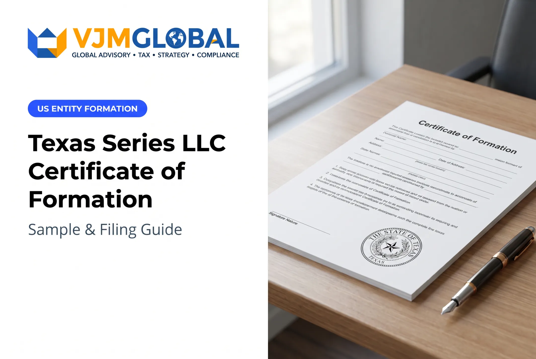 Texas Series LLC Certificate of Formation: Sample & Filing Guide