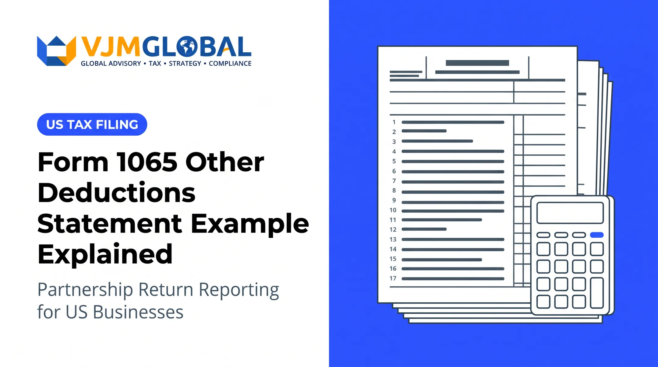 Form 1065 Other Deductions Statement Example Explained