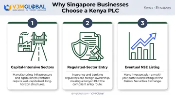 Three reasons Singapore businesses choose Kenya PLC structure