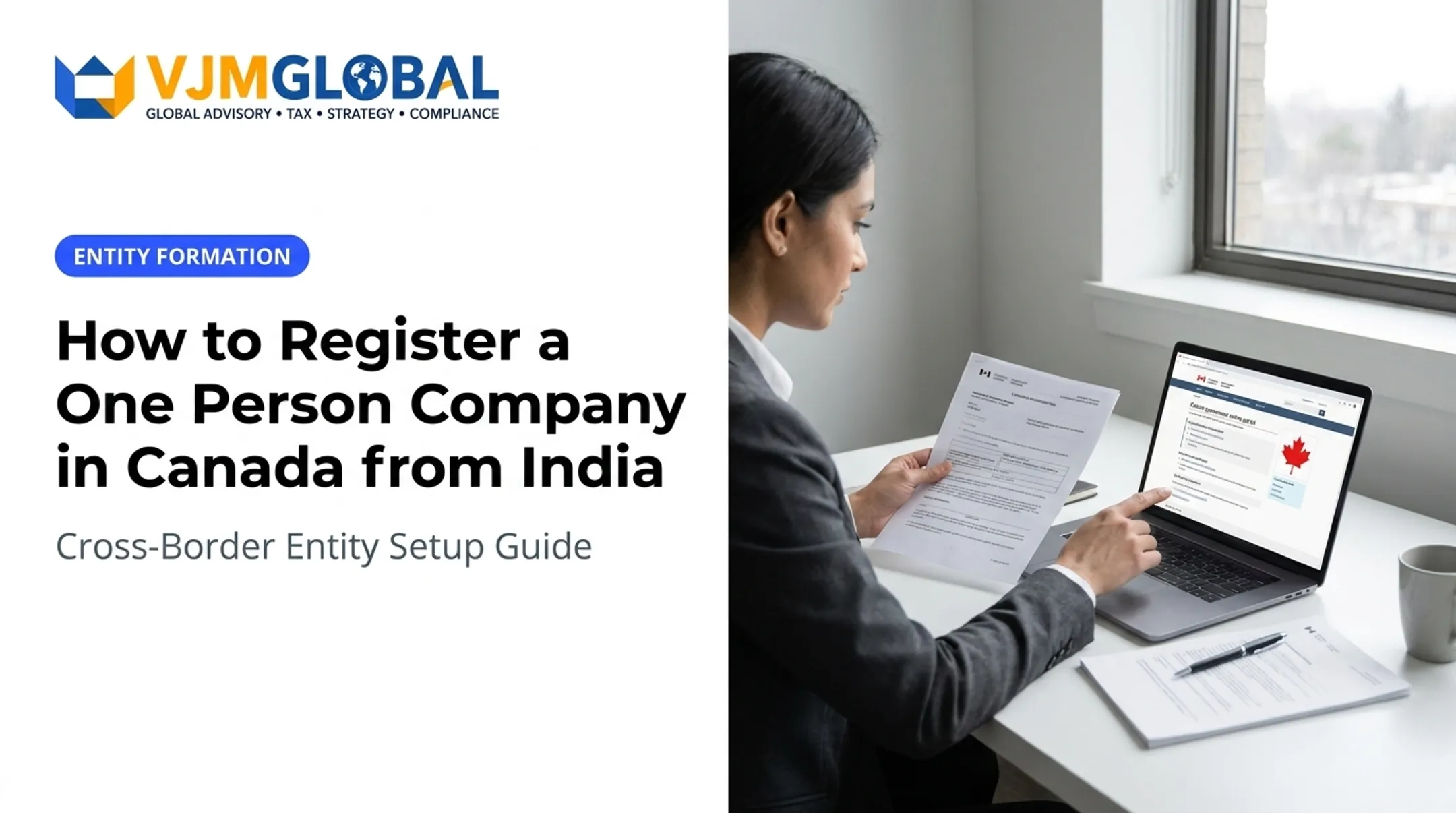 How to Register a One Person Company in Canada from India