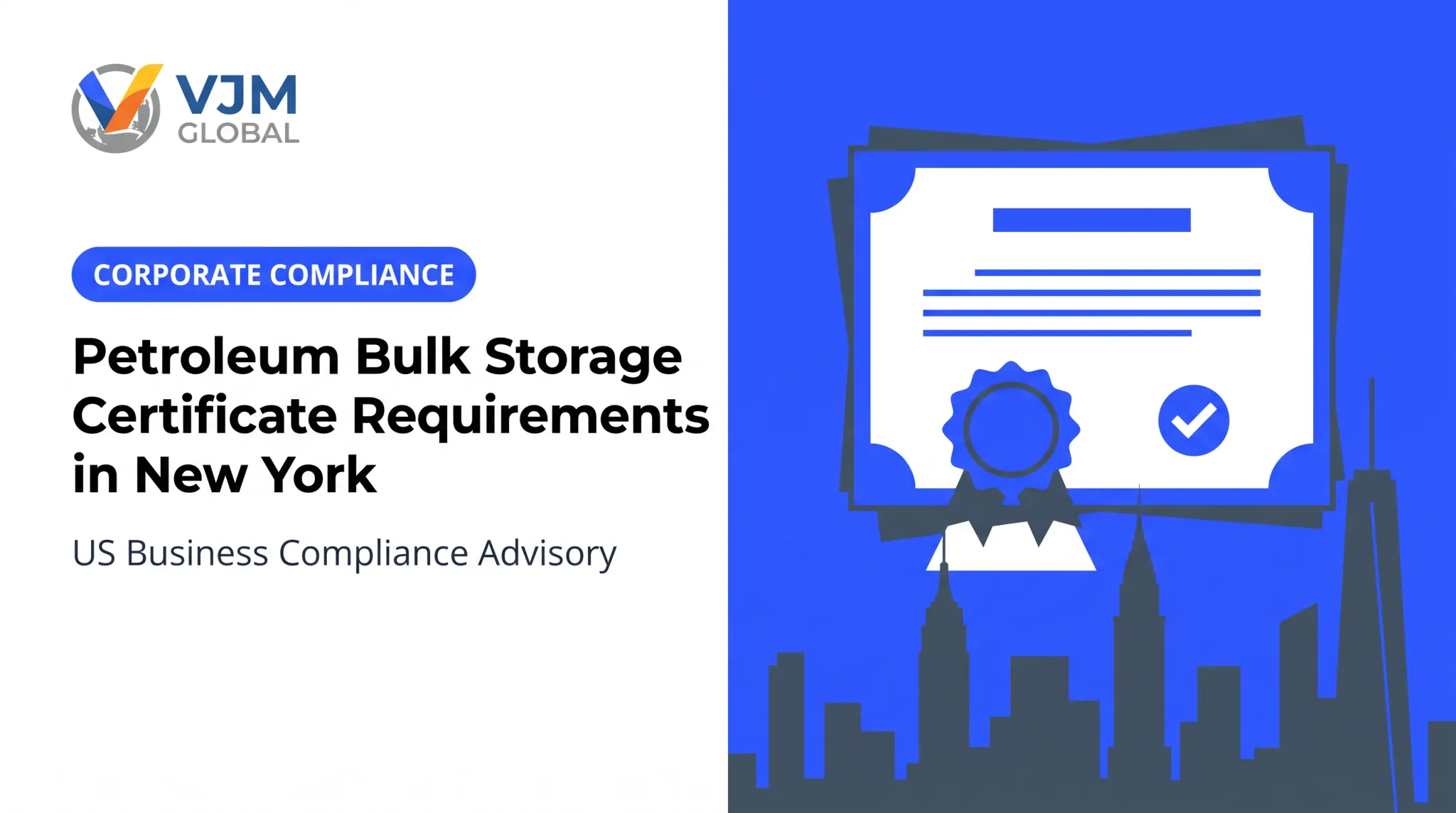 Petroleum Bulk Storage Certificate Requirements in New York