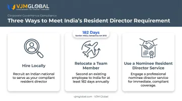 Three options for meeting Indian resident director requirement for UK founders