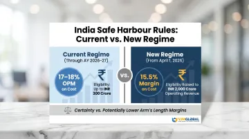 India safe harbour rules comparison current versus new 2026 regime for IT ITES services