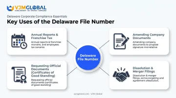 Four common uses of a Delaware business entity file number