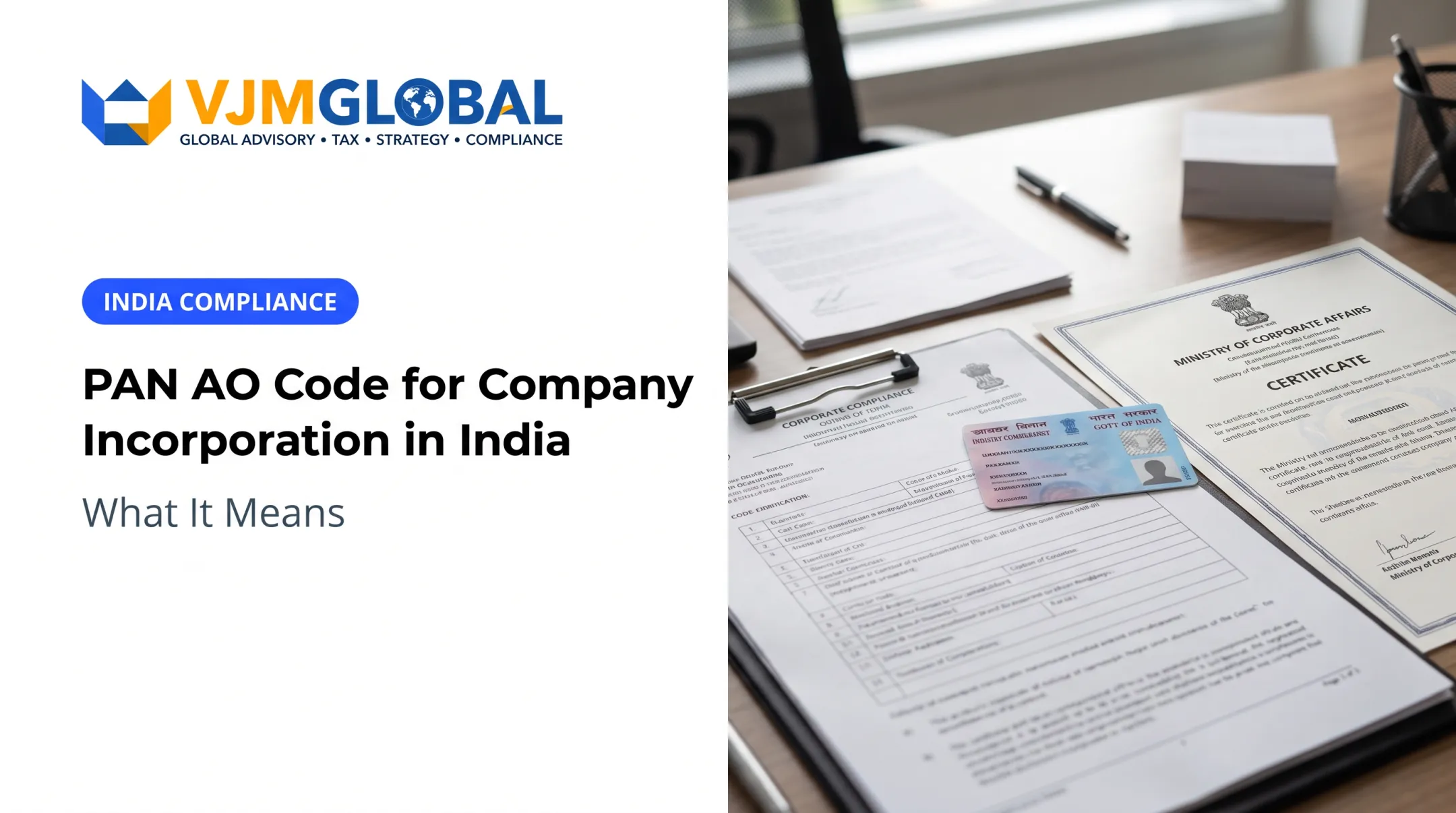 PAN AO Code for Company Incorporation in India: What It Means