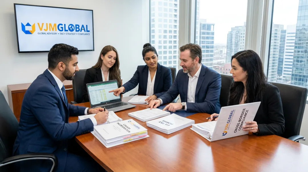 Cross-border accounting team assisting US entrepreneurs with Canadian incorporation