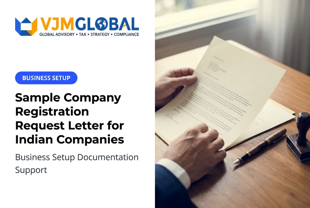 Sample Company Registration Request Letter for Indian Companies