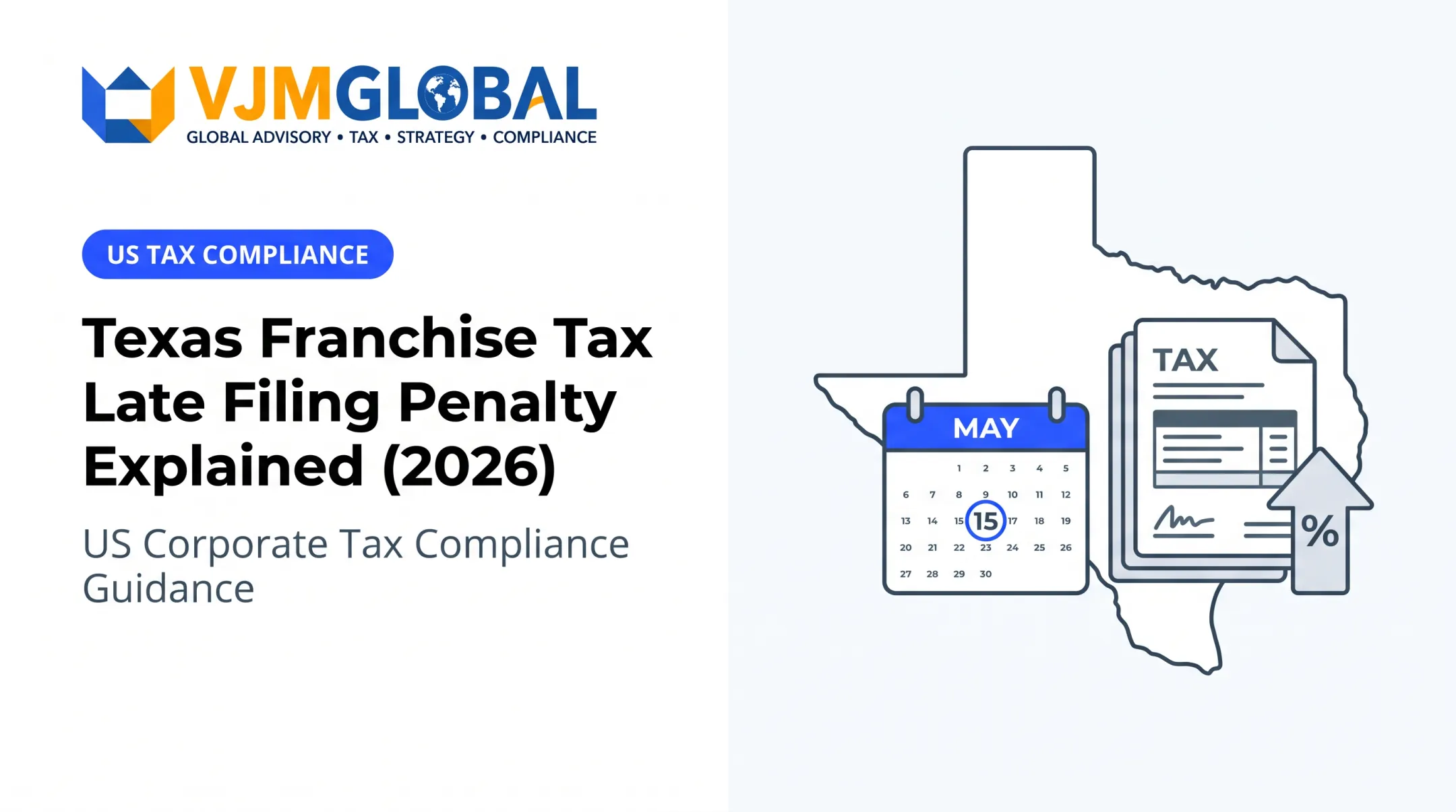 Texas Franchise Tax Late Filing Penalty Explained (2026)