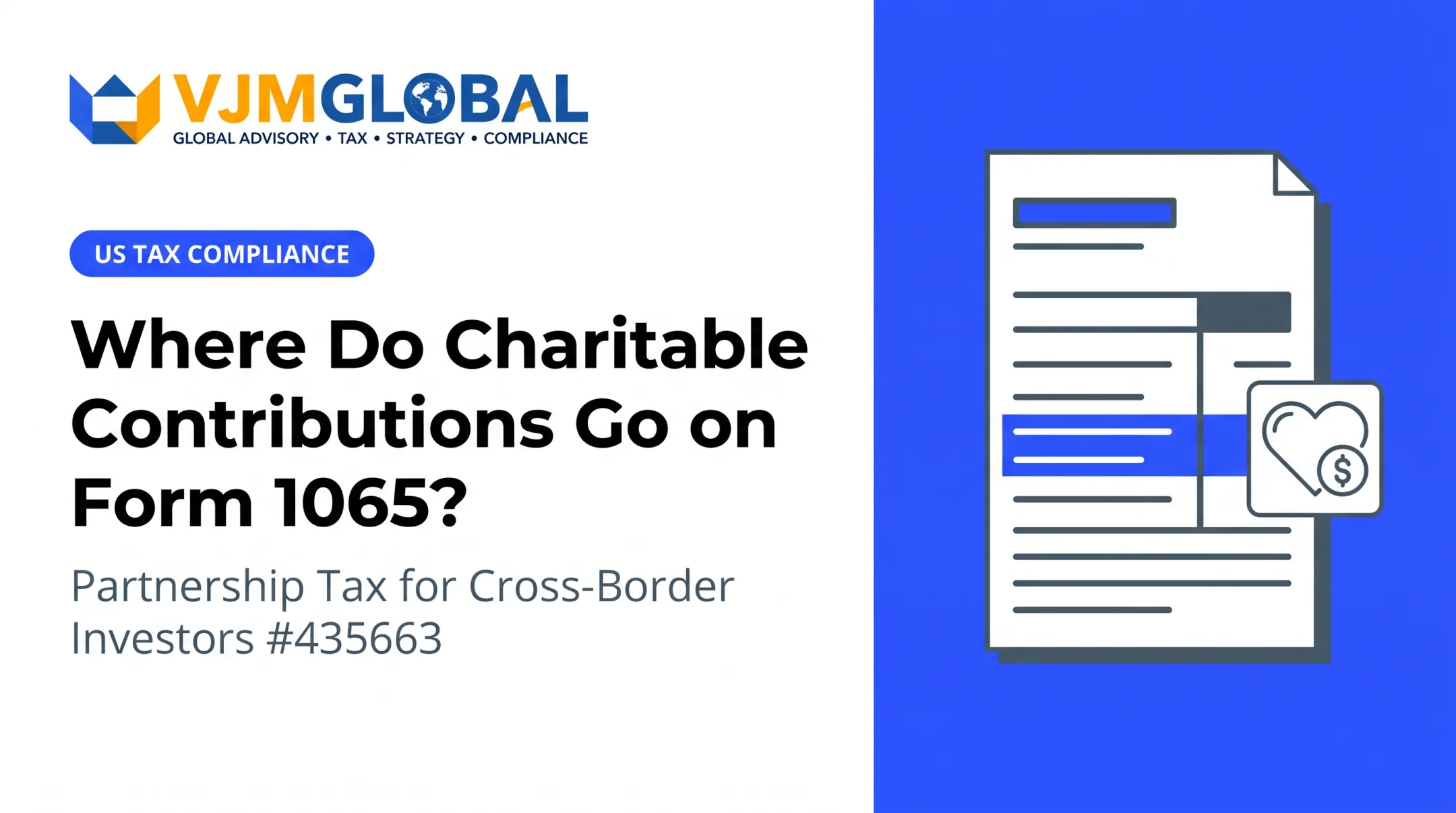 Where Do Charitable Contributions Go on Form 1065?