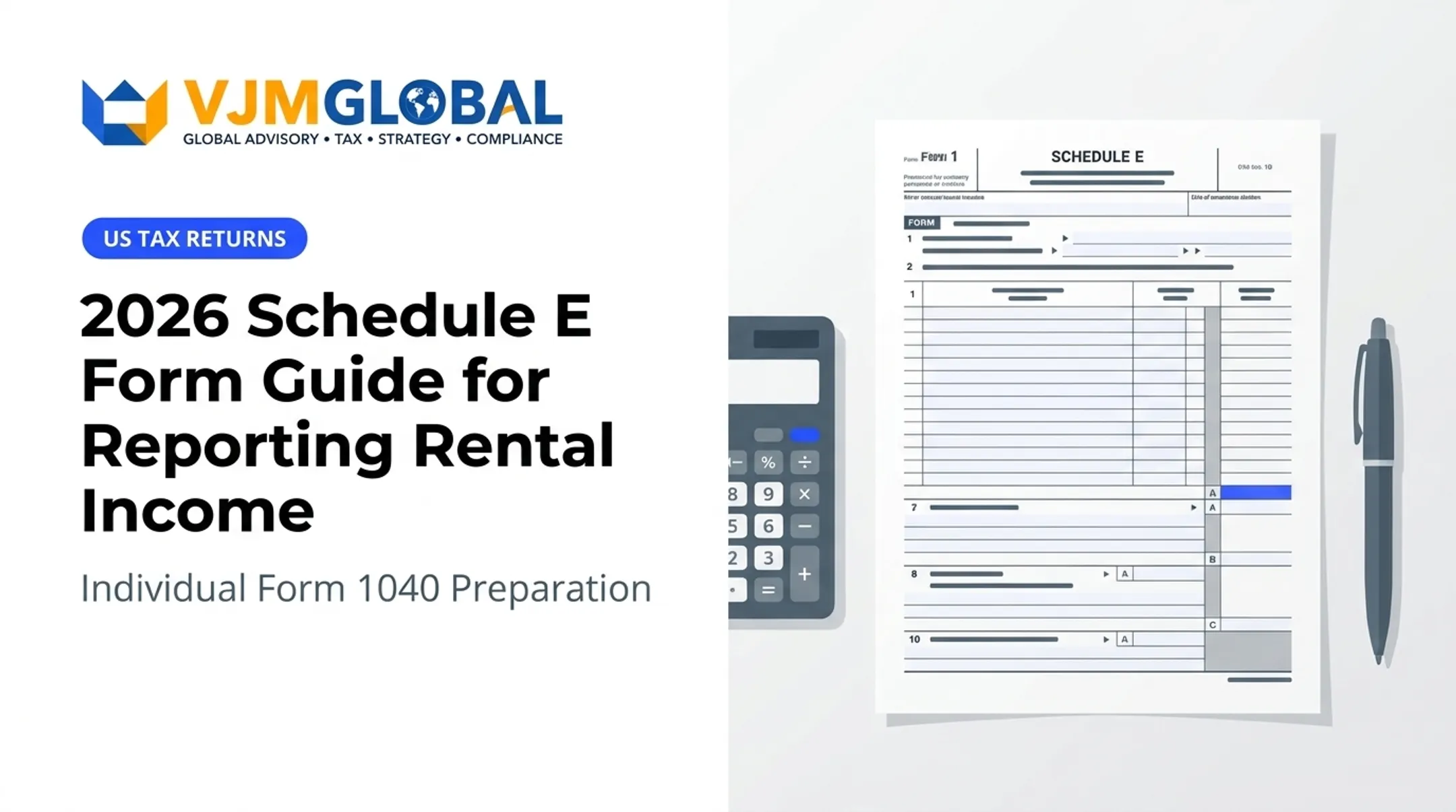 2026 Schedule E Form Guide for Reporting Rental Income