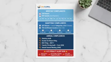 India subsidiary compliance calendar monthly quarterly annual obligations and late penalties