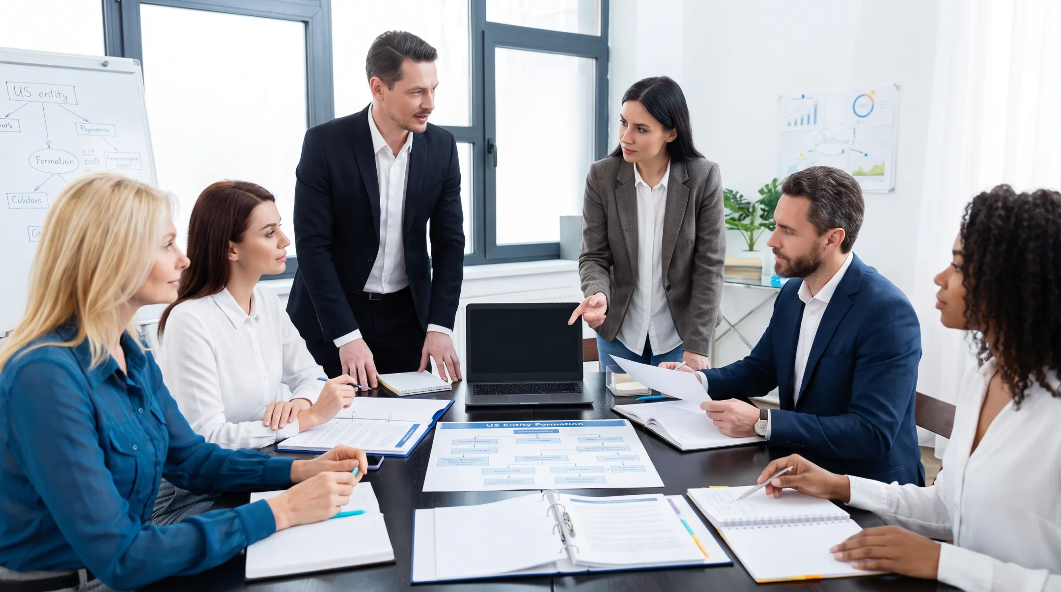 US entity formation advisory team supporting international business owners