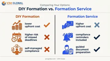 DIY LLC filing versus formation service cost and risk comparison