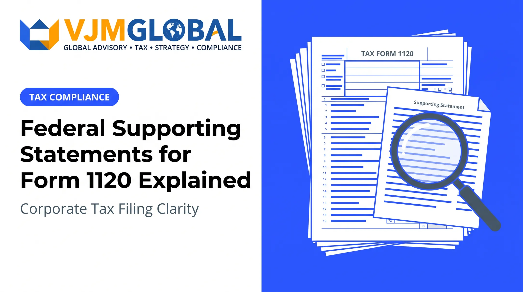 Federal Supporting Statements for Form 1120 Explained