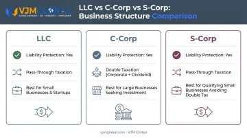 LLC versus C-Corp versus S-Corp structure comparison for San Francisco businesses