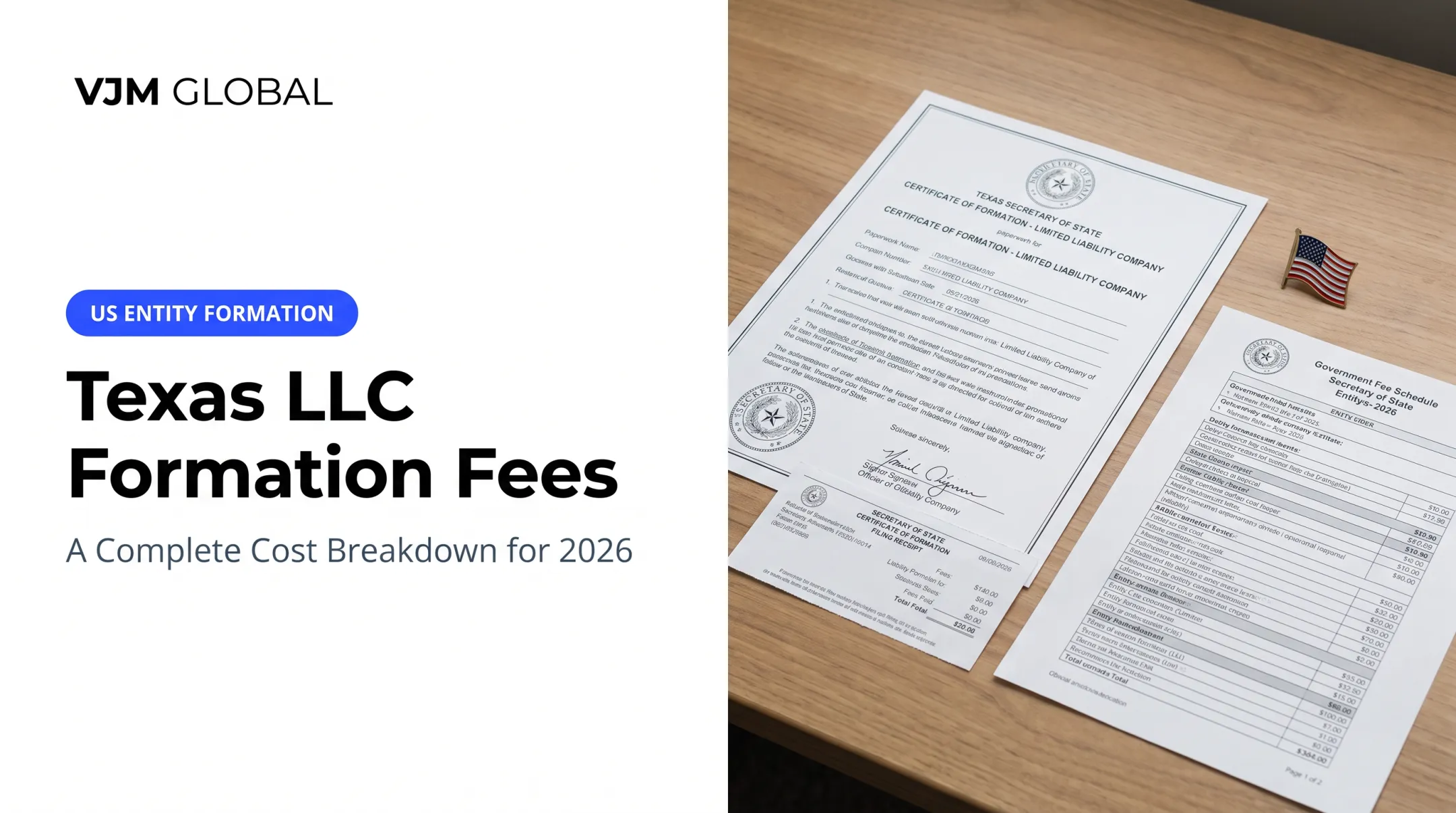 Texas LLC Formation Fees: A Complete Cost Breakdown for 2026