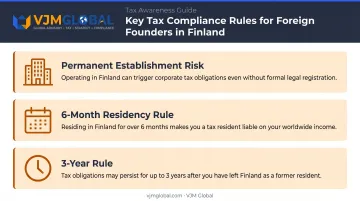 Three key Finnish tax compliance rules for foreign entrepreneurs permanent establishment residency and three-year rule