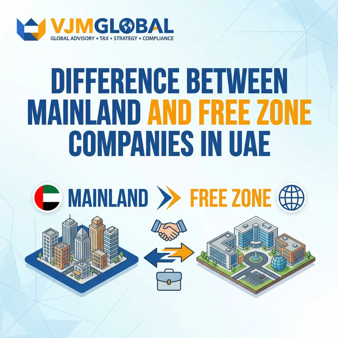 Difference Between Mainland and Free Zone Companies in UAE