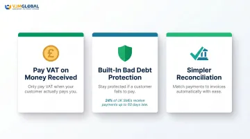 Three key benefits of VAT cash accounting scheme for UK small businesses