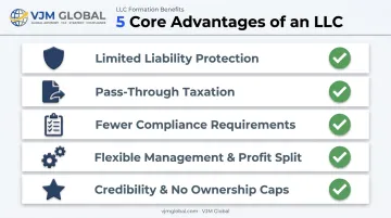 5 key advantages of forming an LLC business structure