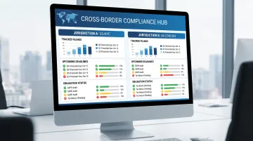 VJM Global compliance dashboard tracking Oman and India regulatory filings