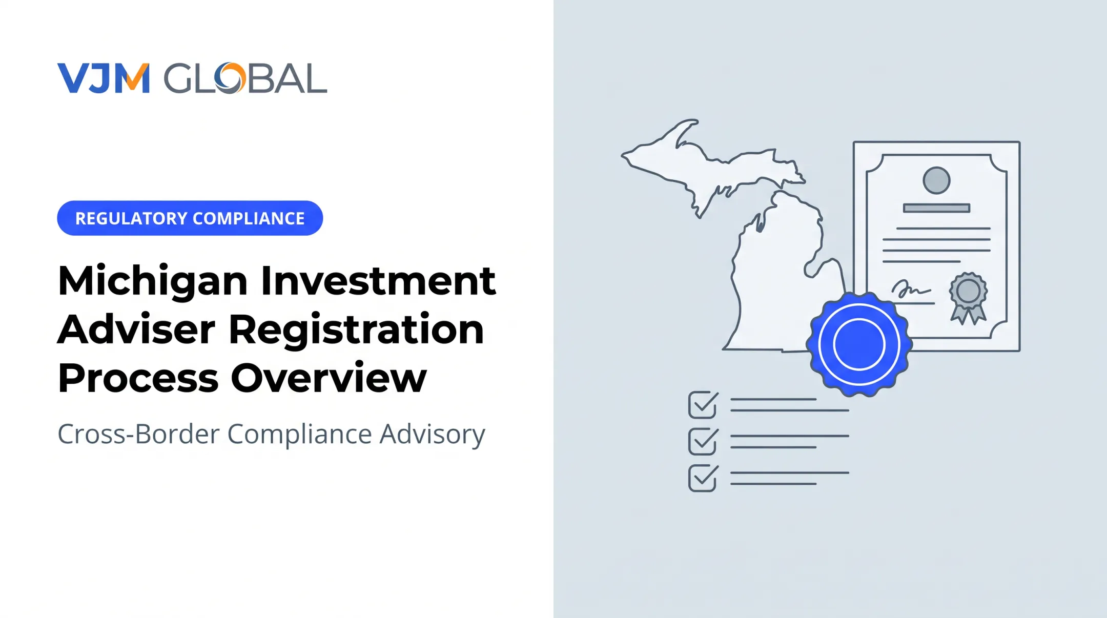 Michigan Investment Adviser Registration Process Overview