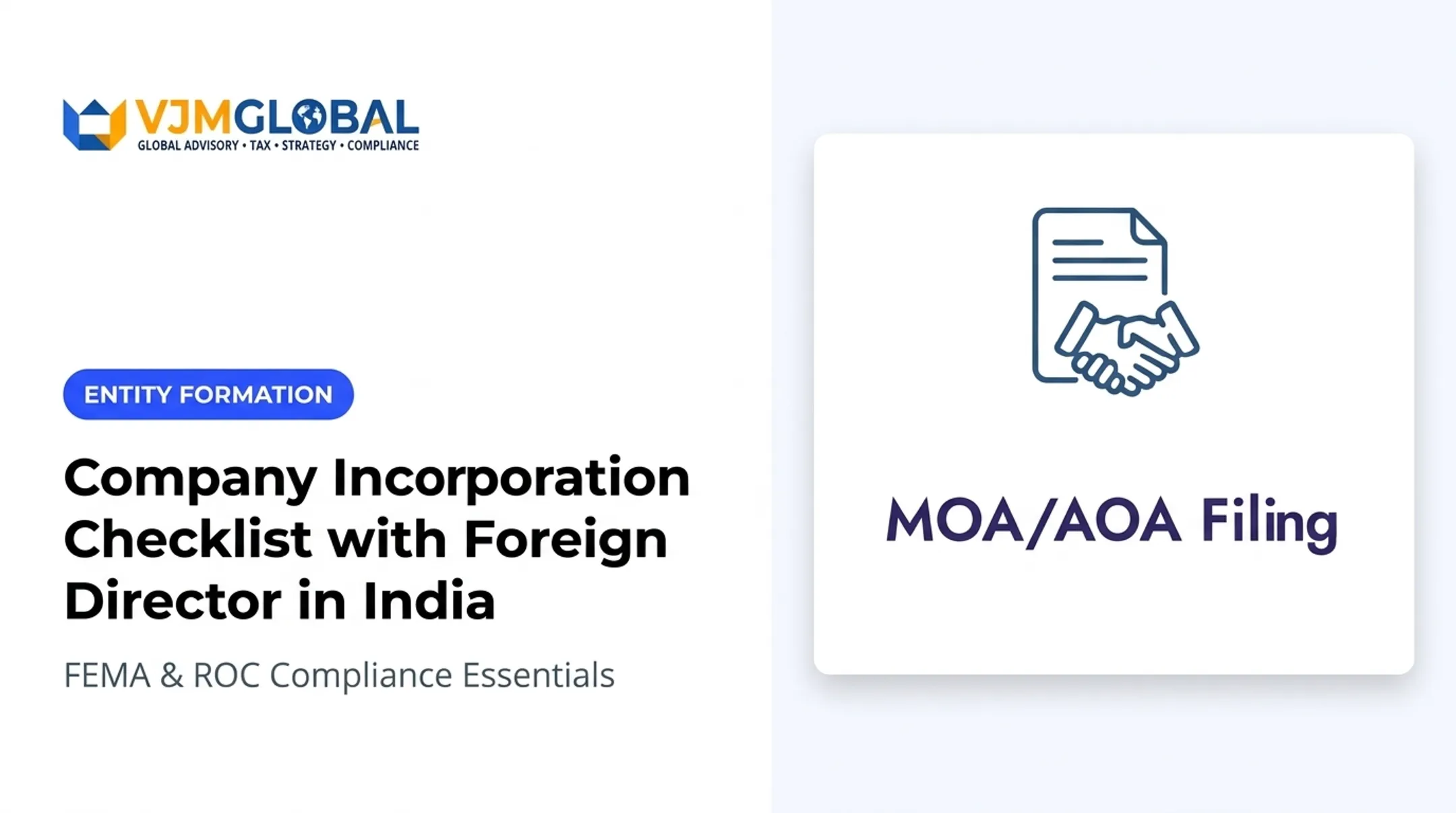 Company Incorporation Checklist with Foreign Director in India