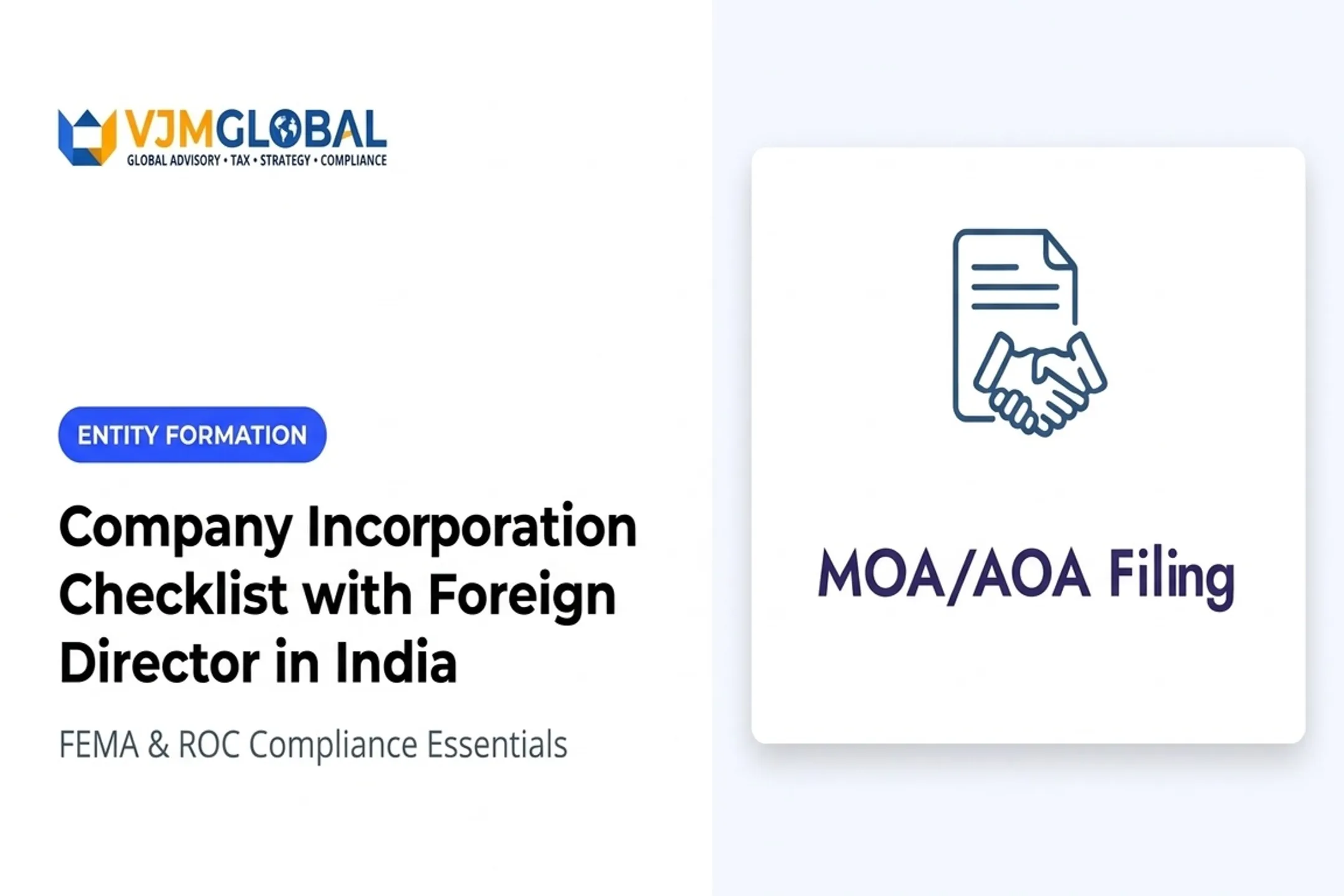 Company Incorporation Checklist with Foreign Director in India