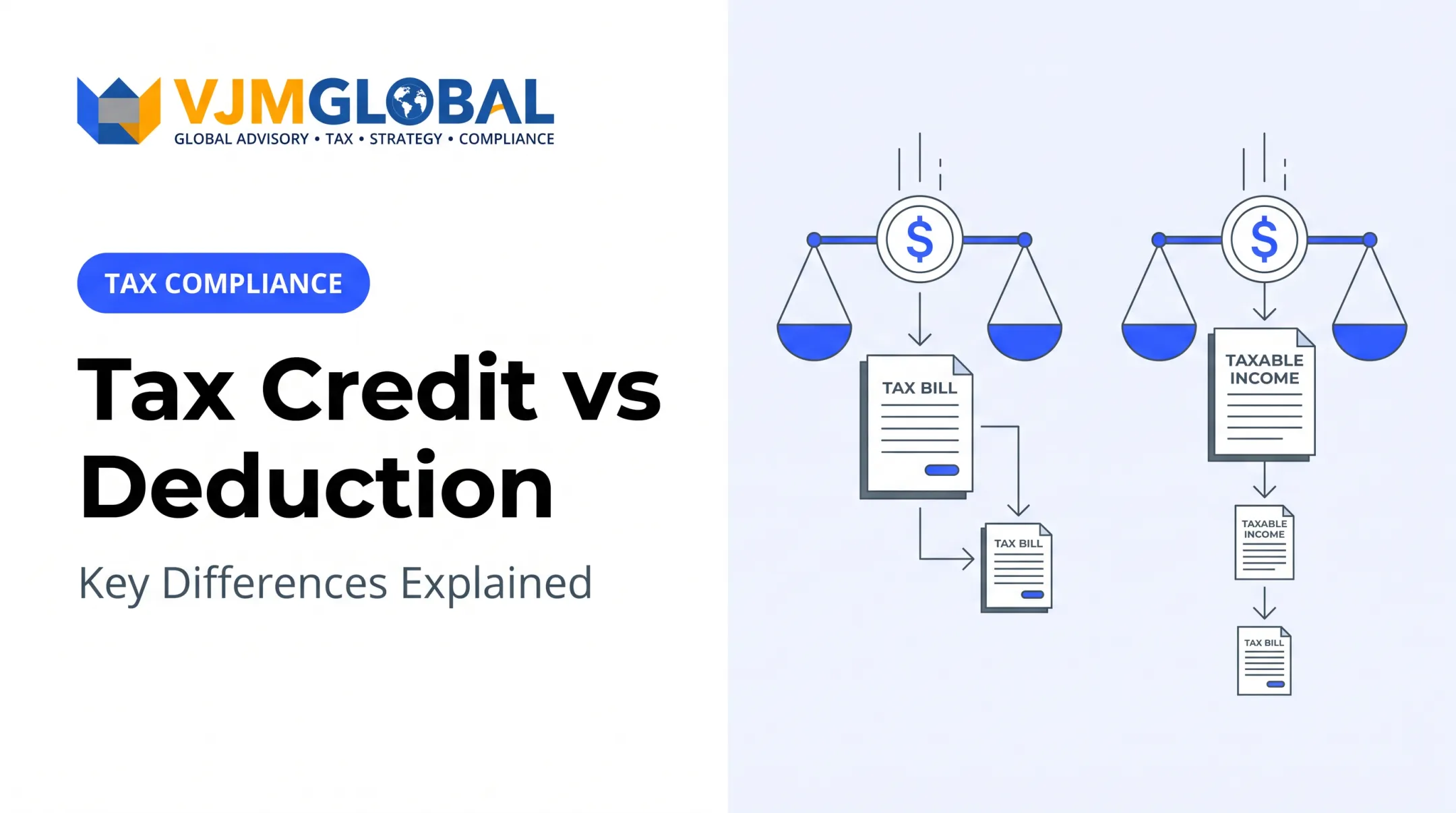 Tax Credit vs Deduction: Key Differences Explained