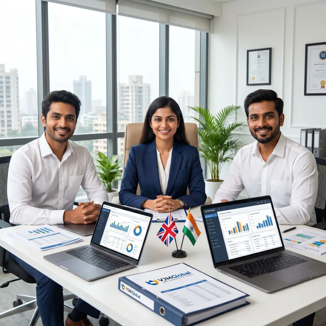 Finance and accounting outsourcing team in India supporting UK businesses