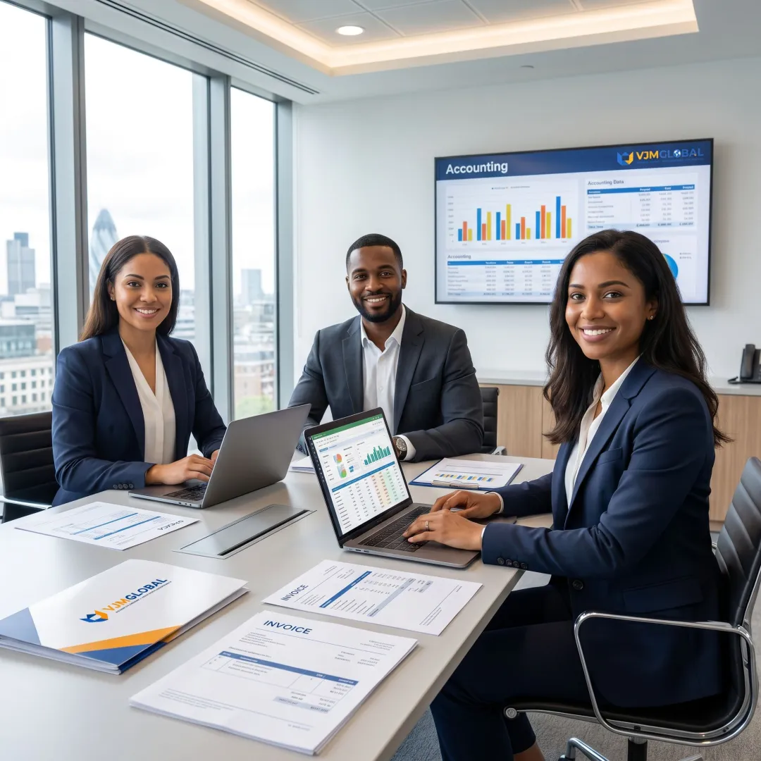 Accounting team supporting UK business finances