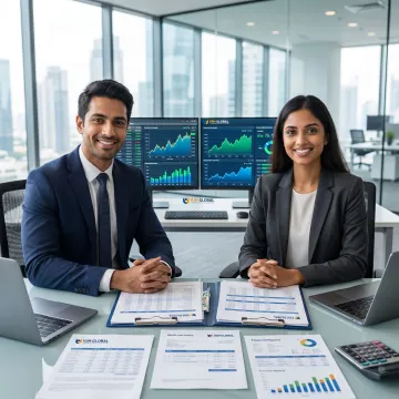 Team managing multi-currency accounting records