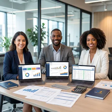 Finance team providing outsourced accounting support for a startup